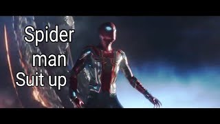 Spider man infinity war suit up green screen [upl. by Dennet]