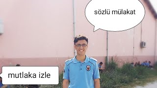 Sözlü mülakat Hazırlık aşaması  boy kilo ölçümü [upl. by Lemmor]