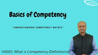 H0005 What is Competency Definitions  What Are Competencies  Competency Meaning [upl. by Yesnik]