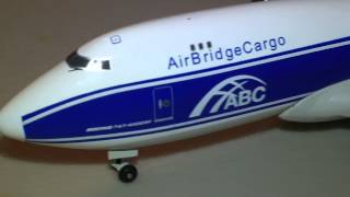 Episode 246 Herpa Wings 518192 Air Bridge Cargo Boeing 747400 Reg VPBIM 1500 Scale [upl. by Legnalos190]