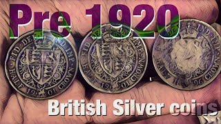 Stacking British Pre 1920 925 fine Silver Coins [upl. by Ruggiero]