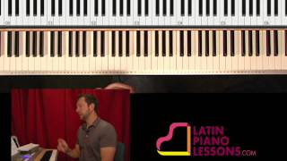 Montunos amp Progressions  Salsa Piano Lessons ex 1 [upl. by Viglione]