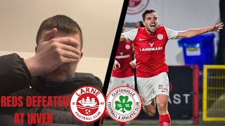 LARNE VS CLIFTONVILLE REDS GET BEAT AT INVER PARK MATCHDAY VLOG 15 [upl. by Sitto]