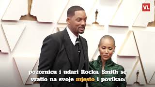 Will Smith ošamario Chrisa Rocka na Oscarima pa dobio kipić rasplakao se i tražio oprost [upl. by Einuj]