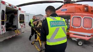 Ornge unveils HeliMods stretcher system [upl. by Tartaglia]