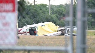 Pilot and passenger killed after small plane crashes at Long Island airport [upl. by Emersen]