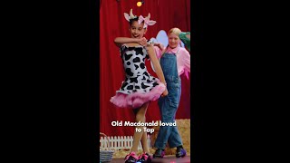 Old Macdonald Cow Tap Preschool Dance Music [upl. by Adnilreb]