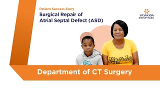 Surgical Repair of Atrial Septal Defect ASD  Yashoda Hospitals Hyderabad [upl. by Nnayllehs]