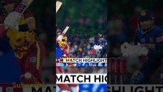 West Indies vs sri lanka 1st t20 highlights  shorts [upl. by Ainesej]