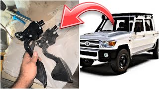 How to replace throttle pedal p2138 p0122 p0220 p0122 p0121 p0123 mechanic landcruiser [upl. by Rockey]