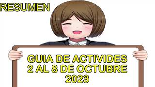 RESUMEN SEMANAL VIDA Y MINISTERIO CRISTIANO DE ESTA SEMANA 2 AL 8 DE OCTUBRE 2023 [upl. by Santiago313]