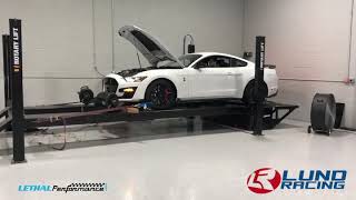 First 2020 Shelby GT500 over 800rwhp  Lund Racing [upl. by Pirri320]