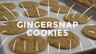 Gingersnap Cookies [upl. by Peltz]