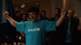 Jackie Chan na luta contra o tráfico infantil [upl. by Delgado671]