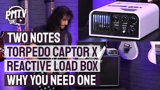 Two Notes Torpedo Captor X Reactive Load Box  Demo How To Guide amp Why You Need It [upl. by Adilem]