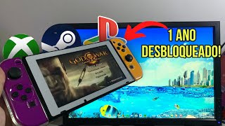 A experiência do Switch DESBLOQUEADO depois de 1 ANO Vale a pena [upl. by Ahsinelg38]