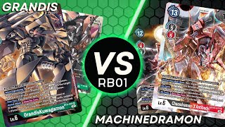 Digimon TCG BT14 Grandis VS Machinedramon [upl. by Debarath]