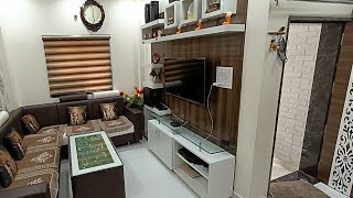 450 sqft 1 BHK small House ke liye best furniture design [upl. by Griggs]