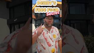 Dennys Free Food Secret money food free shorts secret [upl. by Flessel]