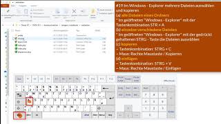 19 Im Windows Explorer mehrere Dateien auswählen und kopieren [upl. by Colan]