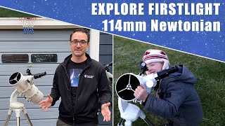 Explore Firstlight 114mm Newtonian Telescope  Full Review [upl. by Sitelc]