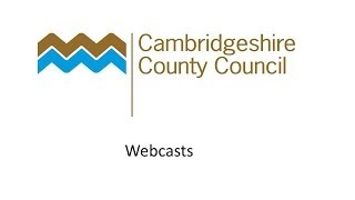 Cambridgeshire County Council  Full Council [upl. by Negaet]