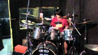 Texas In July  Hook Line and Sinner drum cover [upl. by Einafpets468]