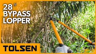 TOLSEN 28quot Bypass Lopper  Tree Trimmer [upl. by Sayed]