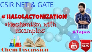 Halolactonization Reaction  Mechanism  Examples  CSIR NET amp GATE Chemistry [upl. by Vins]