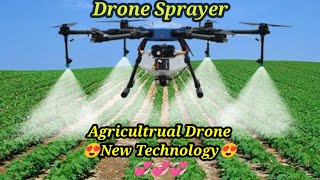 Drone Sprayer Agriculrtual Drone  New Technology 2024😍😍😍🎉🎉 [upl. by Stockton481]