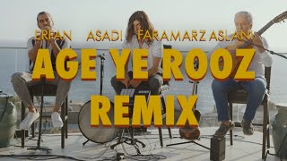 Erfan Asadi amp Faramarz Aslani  Ageh Ye Rooz Remix Official Music Video [upl. by Onnem]