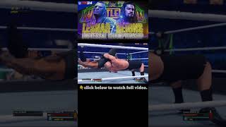 WWE 2K24  BROCK LESNAR vs ROMAN REIGNS  WRESTLEMANIA 34  60 FPS [upl. by Kristien592]