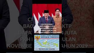 🔴 Cek Rekening  Punya EKTP Dapat Bansos 24 Juta Dari Pemerintah  3 Bansos Ini Di Lanjut 2025 [upl. by Alenairam109]