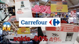 solde de carrefour jusquà90😱🤯promoption sur léctroménnager 💯🙈des vêtements des vaisselle ex🙉💥 [upl. by Landon796]