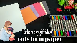 Happy fathers day 2024Handmade Fathers day gift ideas Fathers day gift only from paper Fathersday [upl. by Anallise333]