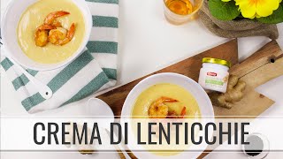 CREMA DI LENTICCHIE ROSSE DECORTICATE ALLO ZENZERO  Alternativa Gourmet per il cenone di Capodanno [upl. by Haneen]