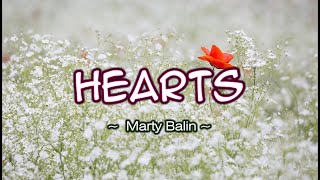 Hearts  KARAOKE VERSION  as popularized by Marty Balin [upl. by Llij]