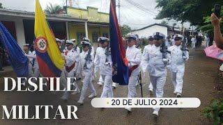 Desfile miliar del 20 julio día de la independencia Inírida [upl. by Michon]