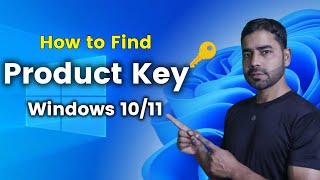 How to Find Product Key on Windows 10 11  Recover Windows Product Key [upl. by Raffaj]