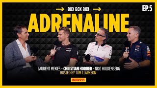 BOX BOX BOX  EP 5  Horner Mekies and Hulkenberg talk adrenaline in F1® [upl. by Nitsud]