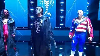 STING LAST ENTRANCE IN AEW REVOLUTION 🥲 Sting Aew aewrevolution [upl. by Agnizn]