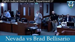 The State of Nevada vs Bradley Bellisario July 8 2024 [upl. by Sokairyk732]