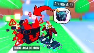 24 Giờ Chế Tạo GLITCH GIFT Để Tìm HUGE 404 DEMON Trong Pet Simulator 99  Roblox [upl. by Erinna750]