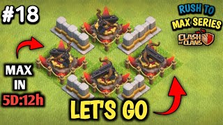 Finally XBOW Max Out 😤RUSH TO MAX SERIES Clash of clans [upl. by Navnod]