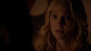 The Vampire Diaries 7x06 Caroline finds out she is pregnant with Alarics twins Josie and Lizzie [upl. by Johnath674]