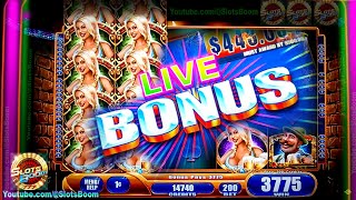 BIER HAUS BONUS FREE GAMES on 1c Wms Slot in CASINO  LIVE BONUS [upl. by Aysan]