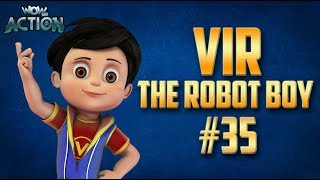 Vir The Robot Boy  Hindi Cartoon Compilation For Kids  Compilation 35  WowKidz Action [upl. by Funk]