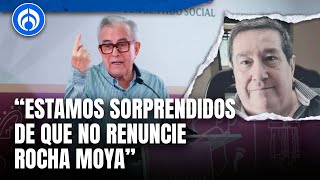 Sinaloense exige renuncia de Rocha Moya quotSon criminalesquot [upl. by Zumstein338]