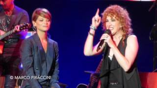 FIORELLA MANNOIA amp ALESSANDRA AMOROSO quotIn Viaggioquot live  Amiche in Arena [upl. by Nyloc316]