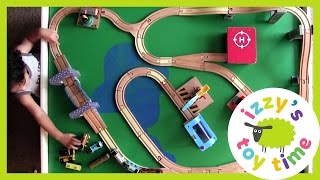 Thomas and Friends Train Play Table with 5 New Tracks Playing with Toy Trains [upl. by Itsud379]